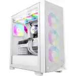 Корпус PCcooler C3D510 ARGB WHITE C3 D510 ARGB WH (Игровые, Midi-Tower)