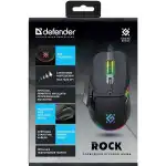 Мышь Defender Rock GM-552 Black (Игровая, Проводная)