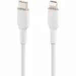 Кабель интерфейсный Belkin Lightning - USB-С white (1m) CAA003BT1MWH (USB Type C - Lightning (8pin))