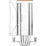 Охлаждение PCcooler RZ500 WH (Для процессора)