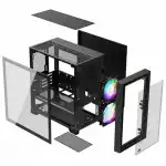 Корпус PCcooler C3D310 BK ARGB Black (Игровые, Mini-Tower)