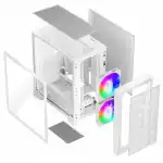 Корпус PCcooler C3D310 WH ARGB (Игровые, Mini-Tower)