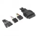Корпус Chieftec Hawk черный AL-02B-TG-OP (Игровые, Midi-Tower)