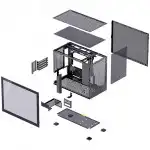 Корпус Jonsbo D32 PRO Черный D32 PRO BLACK (Игровые, Mini-Tower)