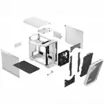 Корпус FRACTAL DESIGN Torrent Nano White TG Clear Tint FD-C-TOR1N-03 (Имиджевые, Mini-Tower)