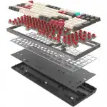 Клавиатура A4Tech Bloody S98 Pixels Red (Проводная, USB)