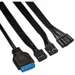 Корпус ExeGate EVO-8243-EVO800 Черный EX296075RUS (Игровые, Midi-Tower)