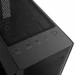 Корпус XPG VALOR AIR PLUS Black VALORAIRPLUSMTA-BKCWW (Игровые, Midi-Tower)