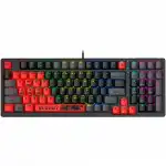 Клавиатура A4Tech S98 Sports Red BLMS Plus S98 SPORTS RED BLMS RED PLUS (Проводная, USB)