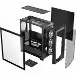 Корпус PCcooler C3D510 BK C3D510-BKP0-GL (Игровые, Midi-Tower)