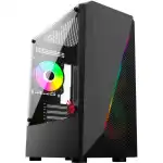 Корпус Bloody BD-CC102F Black BD-CC102F-BK (Игровые, Midi-Tower)