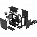 Корпус FRACTAL DESIGN Meshify 2 Mini Black TG Dark Tint FD-C-MES2M-01 (Игровые, Midi-Tower)