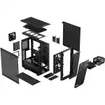 Корпус FRACTAL DESIGN Meshify 2 Compact TG Light Tint Black FD-C-MES2C-03 (Игровые, Midi-Tower)
