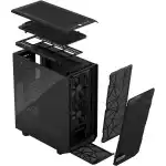 Корпус FRACTAL DESIGN Meshify 2 Compact TG Light Tint Black FD-C-MES2C-03 (Игровые, Midi-Tower)