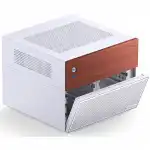 Корпус Jonsbo N4 White (Имиджевые, Micro-Tower)