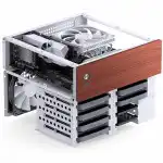 Корпус Jonsbo N4 White (Имиджевые, Micro-Tower)
