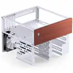 Корпус Jonsbo N4 White (Имиджевые, Micro-Tower)