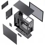 Корпус Jonsbo D41 MESH Black D41 MESH SCREEN Black (Игровые, Mini-Tower)
