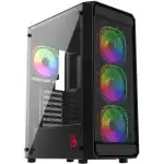 Корпус Bloody BD-CC114F Black BD-CC114F-BK (Игровые, Midi-Tower)