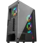 Корпус Bloody BD-CC106F Black BD-CC106F-BK (Игровые, Midi-Tower)