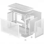 Корпус Deepcool CH260 White R-CH260-WHNGM0-G-1 (Игровые, Micro-Tower)