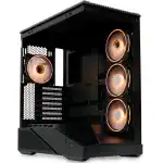 Корпус HSPD F711-TGBK-ARGB Black F711-TGBK- ARGB (Игровые, Midi-Tower)