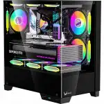 Корпус Formula Crystal Z1M Plus FR Black CRYSTAL Z1M + FR (Игровые, Mini-Tower)