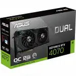 Видеокарта Asus RTX 4070 Dual OC 12GB DUAL-RTX4070-O12G (12 ГБ)