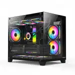 Корпус Huntkey S960 StormX Black H_S960_SX_B (Игровые, Mini-Tower)