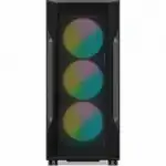 Корпус Sama S40 Black S40-BKAPA4X1-GL (Игровые, Midi-Tower)