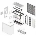 Корпус HAVN HS 420 White HVN-CA-HS420-05 (Игровые, Midi-Tower)