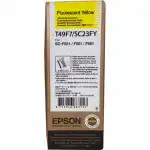 Струйный картридж Epson T49F7 емкость с флуоресцентными желтыми чернилами C13T49F700