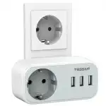 Распределитель питания Tessan TS-329 GREY TS-329-GREY