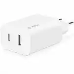 Ttec SmartCharger Duo USB-C+USB-A Travel Charger 2.4A White 2SCS25B (2.4)