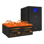 Источник бесперебойного питания ExeGate EX295990RUS + батарея 80Aч EX285654RUS 4шт EX296871RUS (Линейно-интерактивные, Напольный, 3000 ВА, 2400)