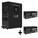 Источник бесперебойного питания ExeGate EX295998RUS + батарея 200Aч EX282991RUS 2шт EX296584RUS (Линейно-интерактивные, Настенный, 1500 ВА, 1050)