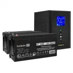 Источник бесперебойного питания ExeGate EX295988RUS + батарея 200Aч EX282991RUS 2шт EX296834RUS (Линейно-интерактивные, Напольный, 1500 ВА, 1200)