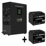 Источник бесперебойного питания ExeGate EX296001RUS + батарея 40Aч EX282976RUS 2шт EX296589RUS (Линейно-интерактивные, Настенный, 2000 ВА, 1400)