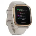 Garmin ENU Sq Music with Light Sand with Rose Gold Bezel 010-02173-23