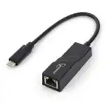 Кабель интерфейсный Gembird A-CM-LAN-01 (USB Type C - Ethernet (RJ45) (LAN))