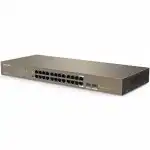 Коммутатор TENDA TEG1024F (1000 Base-TX (1000 мбит/с), 2 SFP порта)