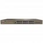 Коммутатор TENDA TEG5328P-24-410W (1000 Base-TX (1000 мбит/с), 4 SFP порта)