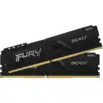 ОЗУ Kingston Fury Beast KF426C16BBK2/64 (DIMM, DDR4, 64 Гб (2 х 32 Гб), 2666 МГц)