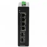 Коммутатор BDCOM IES200-V25-2S4P (1000 Base-TX (1000 мбит/с), 2 SFP порта)