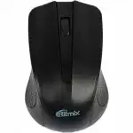 Мышь Ritmix RMW-555 Black (Бюджетная, Беспроводная)