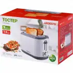 Тостер ARDESTO T-F17WG белый с серым (900 Вт)