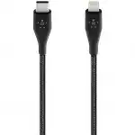 Кабель интерфейсный Belkin DuraTek Plus (1.2m) F8J243BT04-BLK (USB Type C - Lightning (8pin))