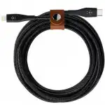 Кабель интерфейсный Belkin DuraTek Plus (1.2m) F8J243BT04-BLK (USB Type C - Lightning (8pin))