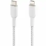 Кабель интерфейсный Belkin Lightning - USB-С white (1m) CAA004BT1MWH (USB Type C - Lightning (8pin))