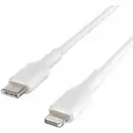 Кабель интерфейсный Belkin Lightning - USB-С white (1m) CAA003BT1MWH (USB Type C - Lightning (8pin))